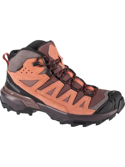 SVĚTLE HNĚDÉ DÁMSKÉ TURISTICKÉ BOTY SALOMON X ULTRA 360 LTR MID GTX W (Velikost 37 1/3)