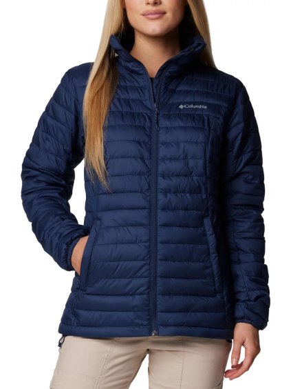 TMAVĚ MODRÁ DÁMSKÁ PROŠÍVANÁ BUNDA COLUMBIA SILVER FALLS II FULL ZIP JACKET