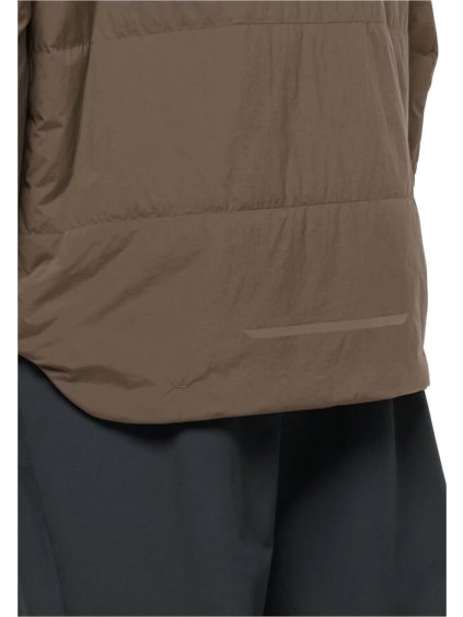 HNĚDÁ PÁNSKÁ ZIMNÍ BUNDA JACK WOLFSKIN BIKE COMMUTE INS JKT M