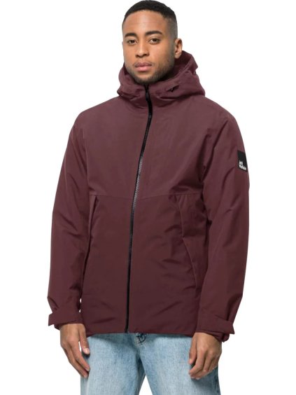 VÍNOVÁ PÁNSKÁ ZIMNÍ BUNDA JACK WOLFSKIN TEMPELHOF JKT M