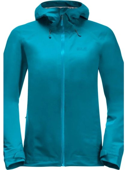 MODRÁ DÁMSKÁ SPORTOVNÍ BUNDA JACK WOLFSKIN HIGHEST PEAK 3L JKT W (Velikost L)