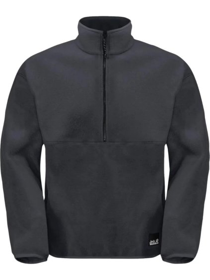 ČERNÁ PÁNSKÁ FLEECOVÁ MIKINA JACK WOLFSKIN OSLOER FLEECE HZ M