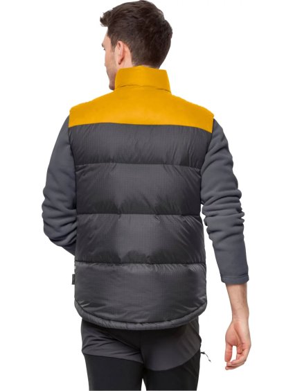 ČERNÁ PÁNSKÁ VESTA JACK WOLFSKIN DNA TUNDRA DOWN VEST M