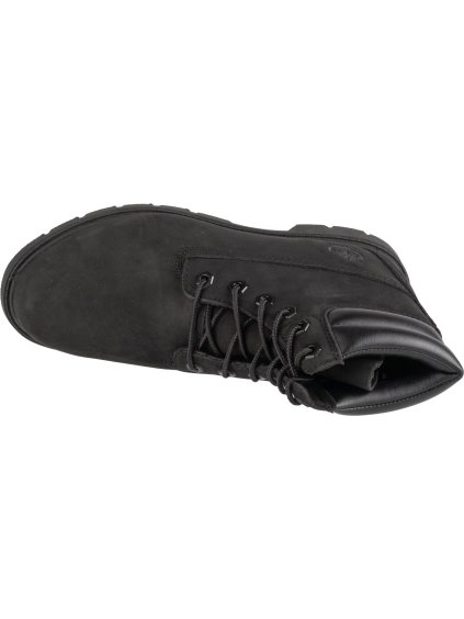 ČERNÉ DÁMSKÉ KOŽENÉ KOTNÍKOVÉ BOTY TIMBERLAND LINDEN WOODS WP 6 INCH