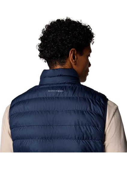 TMAVĚ MODRÁ PÁNSKÁ SPORTOVNÍ VESTA COLUMBIA POWDER LITE II VEST
