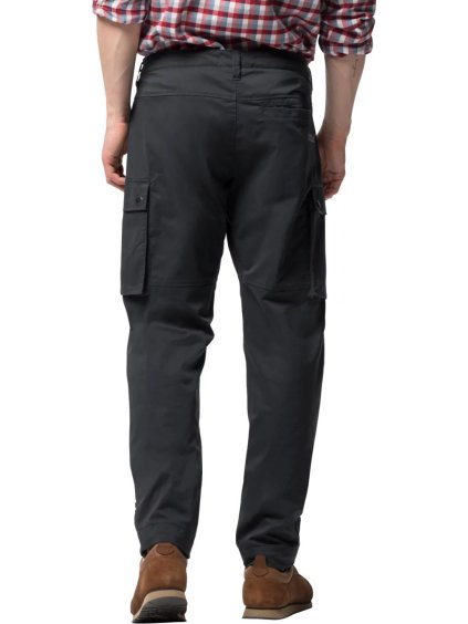 ČERNÉ PÁNSKÉ TURISTICKÉ KALHOTY JACK WOLFSKIN ARCTIC ROAD CARGO PANTS U (Velikost 25)
