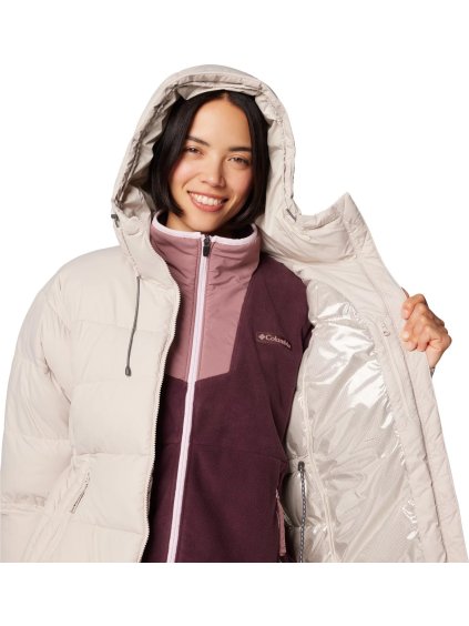SMETANOVÁ DÁMSKÁ DLOUHÁ PROŠÍVANÁ BUNDA COLUMBIA PIKE LAKE II LONG JACKET