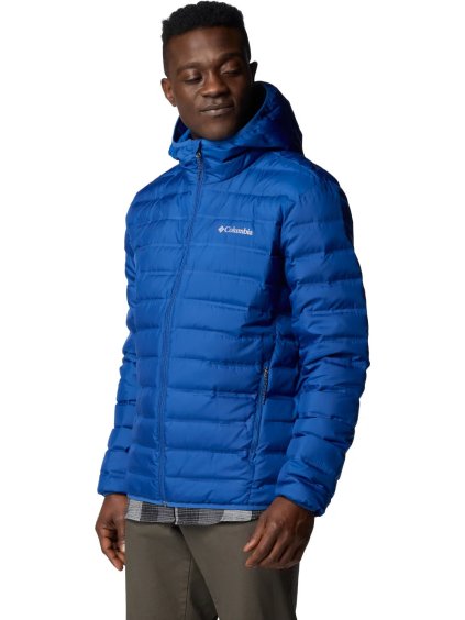 MODRÁ PÁNSKÁ SPORTOVNÍ BUNDA COLUMBIA LAKE 22 II DOWN HOODED JACKET