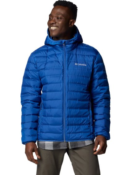 MODRÁ PÁNSKÁ SPORTOVNÍ BUNDA COLUMBIA LAKE 22 II DOWN HOODED JACKET (Velikost L)