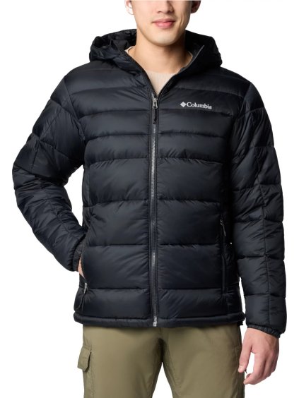 ČERNÁ PÁNSKÁ ZIMNÍ PROŠÍVANÁ BUNDA COLUMBIA BUCK BUTTE II INSULATED HOODED JACKET