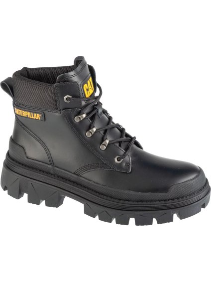 ČERNÉ PÁNSKÉ KOŽENÉ KOTNÍKOVÉ BOTY CATERPILLAR COLORADO HARDWEAR WP