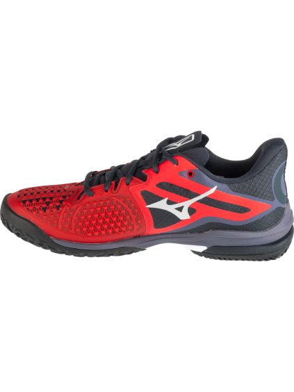 ČERVENO-ČERNÉ PÁNSKÉ SPORTOVNÍ TENISKY MIZUNO WAVE EXCEED TOUR 6 PADEL (Velikost 41)