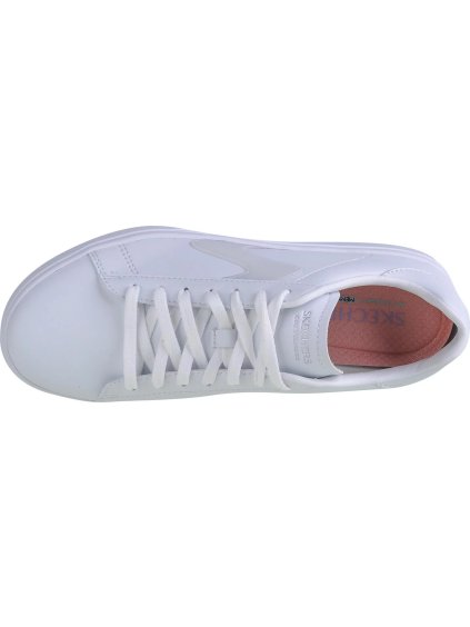 BÍLÉ DÁMSKÉ KOŽENÉ TENISKY SKECHERS EDEN LX-TOP GRADE