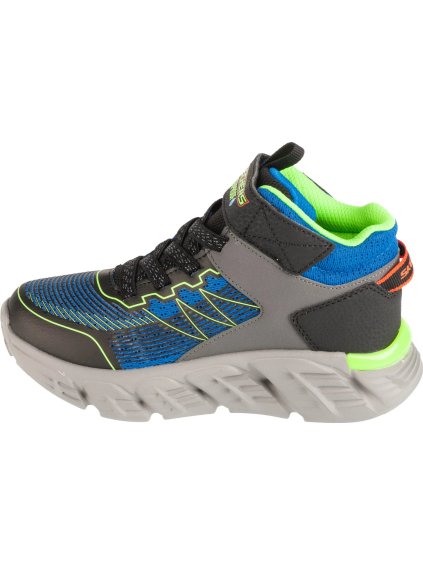 MODRO-ŠEDÉ CHLAPECKÉ KOTNÍKOVÉ TENISKY SKECHERS TECH-GRIP - HIGH-SURGE