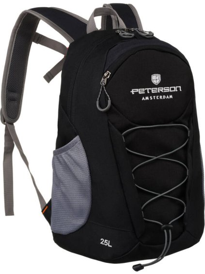 ČERNÝ TURISTICKÝ BATOH PETERSON (Velikost ONE SIZE)