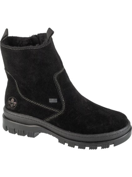 ČERNÉ DÁMSKÉ KOTNÍKOVÉ BOTY RIEKER BOOTIES