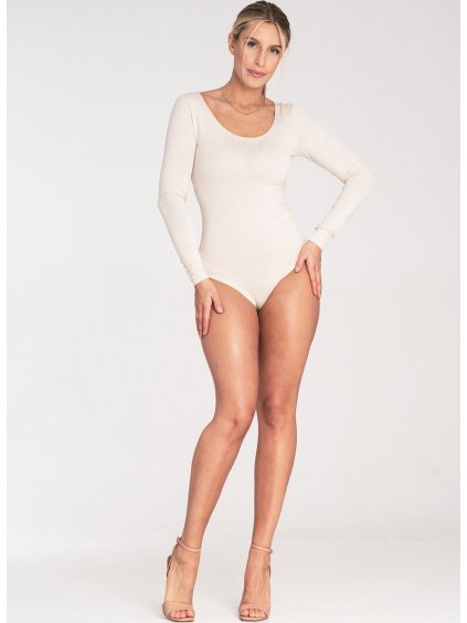 SVĚTLE BÉŽOVÉ KLASICKÉ DÁMSKÉ BODY