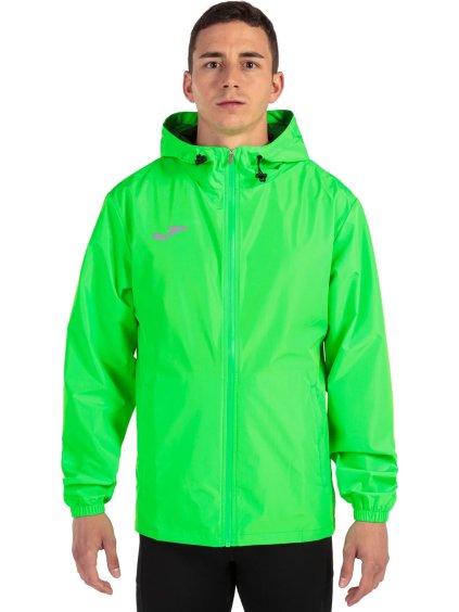 NEONOVĚ ZELENÁ PÁNSKÁ SPORTOVNÍ BUNDA JOMA ELITE VII RAIN JACKET