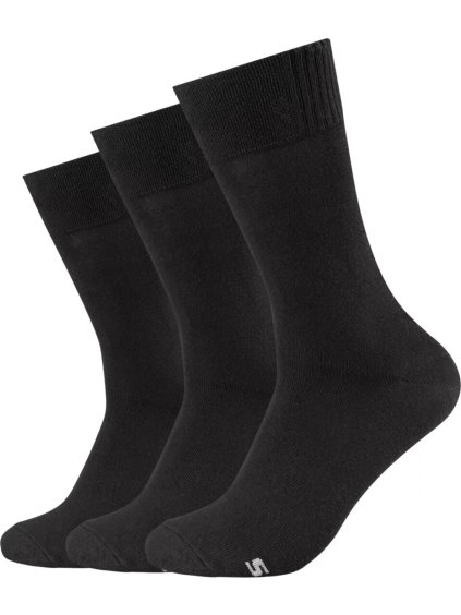 ČERNÉ PÁNSKÉ VYSOKÉ PONOŽKY SKECHERS 3PK MEN'S BASIC SOCKS