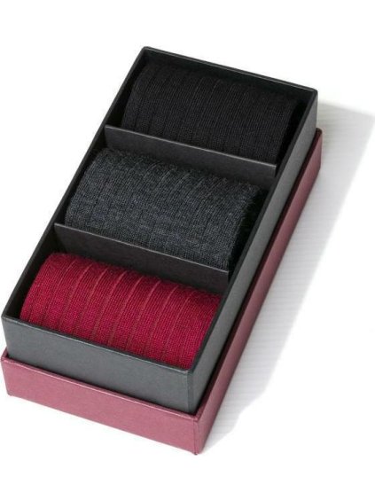 SET 3 PÁRŮ PONOŽEK Z MERINO VLNY ART.175