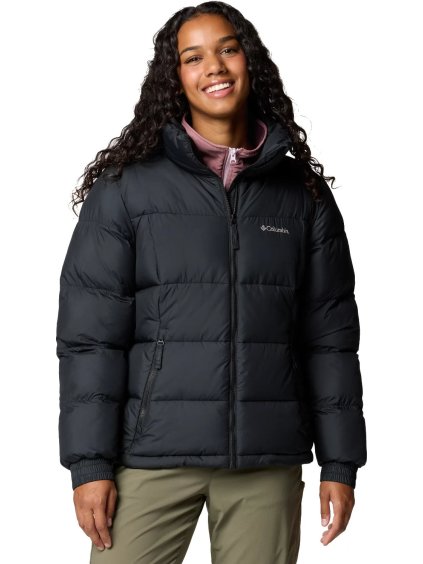 ČERNÁ DÁMSKÁ PROŠÍVANÁ BUNDA COLUMBIA PIKE LAKE FULL ZIP JACKET (Velikost L)