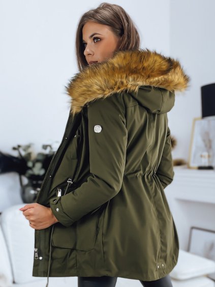 (VEL. XL) KHAKI ZATEPLENÁ PARKA AMAYA