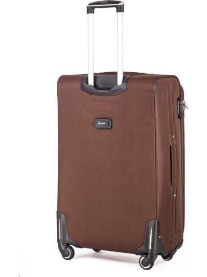 (VEL. S) SOLIER LUGGAGE MALÝ HNĚDÝ CESTOVNÍ KUFR VEL. S