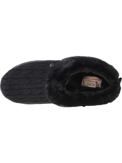 ČERNÉ DÁMSKÉ PANTOFLE SKECHERS KEEPSAKES - ICE ANGEL