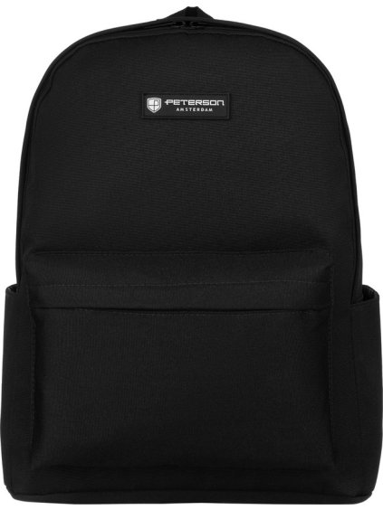 ČERNÝ SPORTOVNÍ PROSTORNÝ BATOH PETERSON (Velikost ONE SIZE)