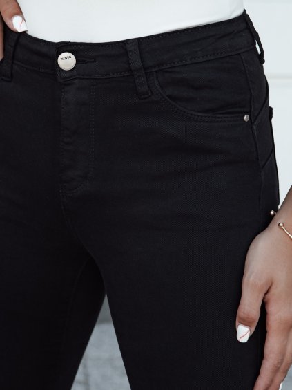 ČERNÉ DÁMSKÉ SLIM FIT DŽÍNY ACORN