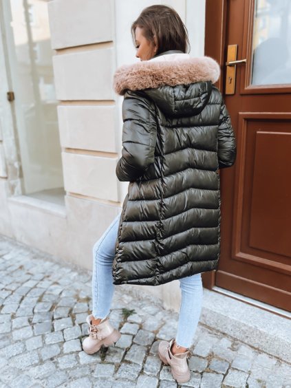 (VEL. L) KHAKI-BÉŽOVÁ OBOUSTRANNÁ BUNDA SOPHIA SNUGGLE