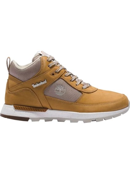 SVĚTLE HNĚÉ DÁMSKÉ KOTNÍKOVÉ TURISTICKÉ BOTY TIMBERLAND FIELD TREKKER MID LEATHER (Velikost 37)