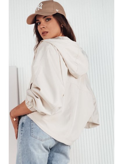 SVĚTLE BÉŽOVÁ OVERSIZE LEHKÁ BUNDA CATRAL