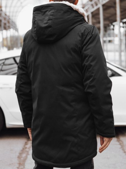 ČERNÁ PÁNSKÁ TEPLÁ PARKA