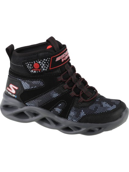 ČERNÉ CHLAPECKÉ BOTY SKECHERS TWISTED BRIGHTS - ZERRIX