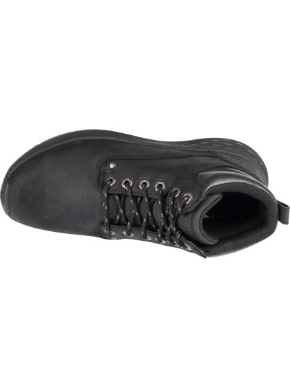 ČERNÉ PÁNSKÉ KOŽENÉ KOTNÍKOVÉ BOTY SKECHERS PARSON - EDERIC