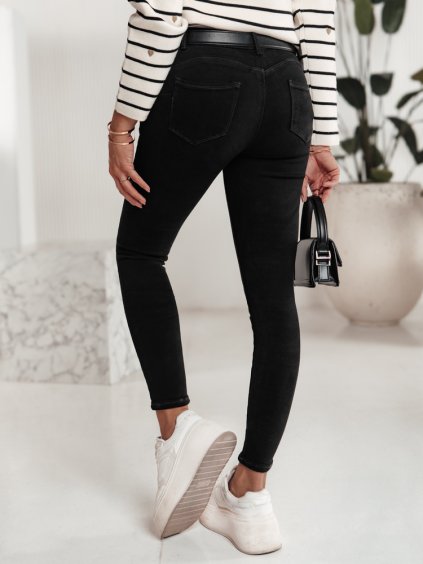 ČERNÉ DÁMSKÉ SKINNY DŽÍNY BLACKIN (Velikost 28)