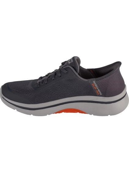 TMAVĚ ŠEDÉ PÁNSKÉ SPORTOVNÍ TENISKY SKECHERS SLIP-INS: ARCH FIT 2.0 - SIMPLICITY 2