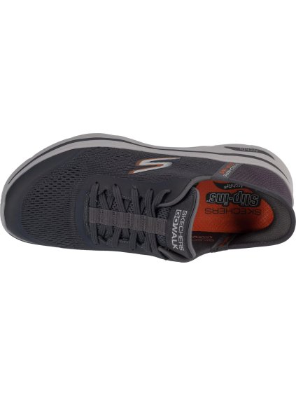 TMAVĚ ŠEDÉ PÁNSKÉ SPORTOVNÍ TENISKY SKECHERS SLIP-INS: ARCH FIT 2.0 - SIMPLICITY 2