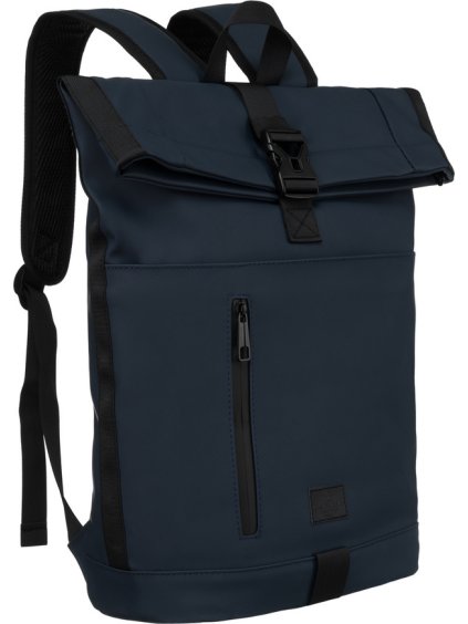 VELKÝ TMAVĚ MODRÝ BATOH S KAPSOU NA NOTEBOOK PETERSON (Velikost ONE SIZE)