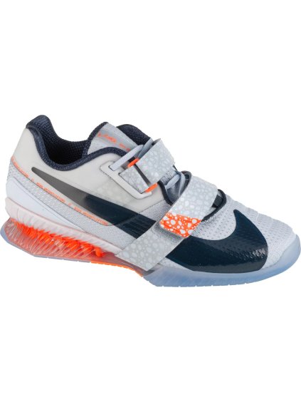 SVĚTLE ŠEDÉ PÁNSKÉ VZPĚRAČSKÉ BOTY NIKE ROMALEOS 4 SE (Velikost 42)
