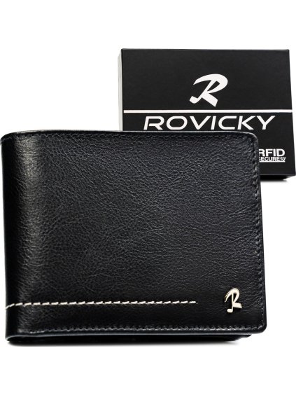 ROVICKY ELEGANTNÍ PÁNSKÁ KOŽENÁ PENĚŽENKA L240