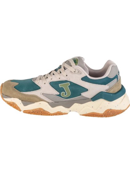 SMETANOVO-ZELENÉ PÁNSKÉ VOLNOČASOVÉ TENISKY JOMA C1400 MEN 2422