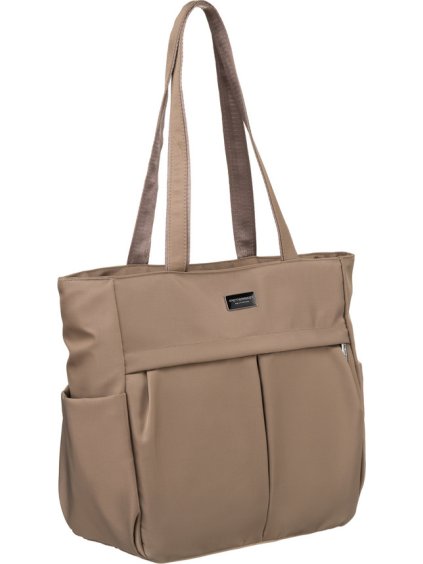 PETERSON DÁMSKÁ PROSTORNÁ BÉŽOVÁ SHOPPER KABELKA (Velikost ONE SIZE)