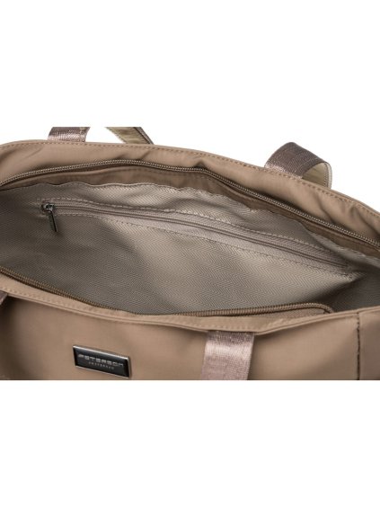 PETERSON DÁMSKÁ PROSTORNÁ BÉŽOVÁ SHOPPER KABELKA (Velikost ONE SIZE)