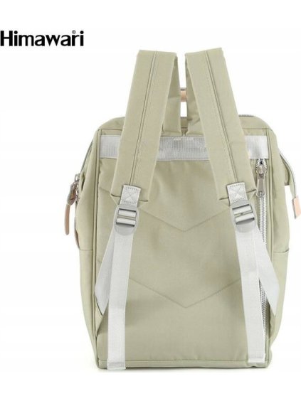 SVĚTLÝ KHAKI PROSTORNÝ BATOH NA NOTEBOOK HIMAWARI S USB PORTEM