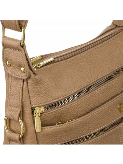 ROVICKY BÉŽOVÁ DÁMSKÁ CROSSBODY KABELKA S DLOUHÝM POPRUHEM (Velikost ONE SIZE)