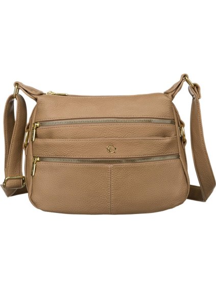 ROVICKY BÉŽOVÁ DÁMSKÁ CROSSBODY KABELKA S DLOUHÝM POPRUHEM (Velikost ONE SIZE)