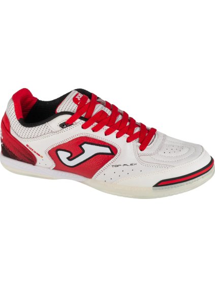 BÍLO-ČERVENÉ PÁNSKÉ TENISKY JOMA TOP FLEX 2436 IN (Velikost 41)