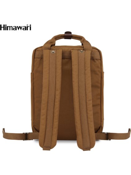 HIMAWARI HNĚDÝ STYLOVÝ BATOH S PŘIHRÁDKOU NA NOTEBOOK